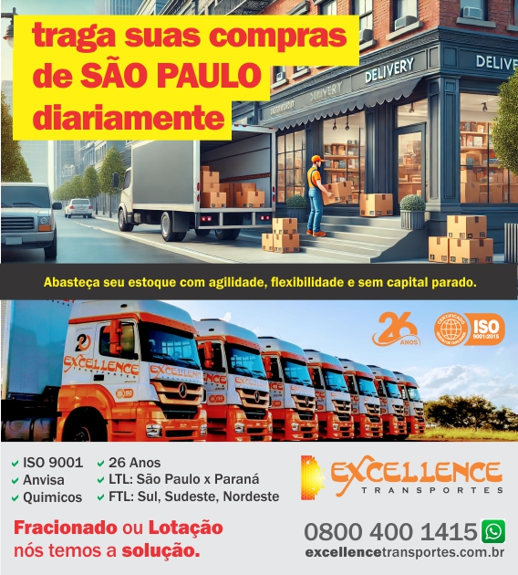 Traga suas compras de São Paulo diariamente