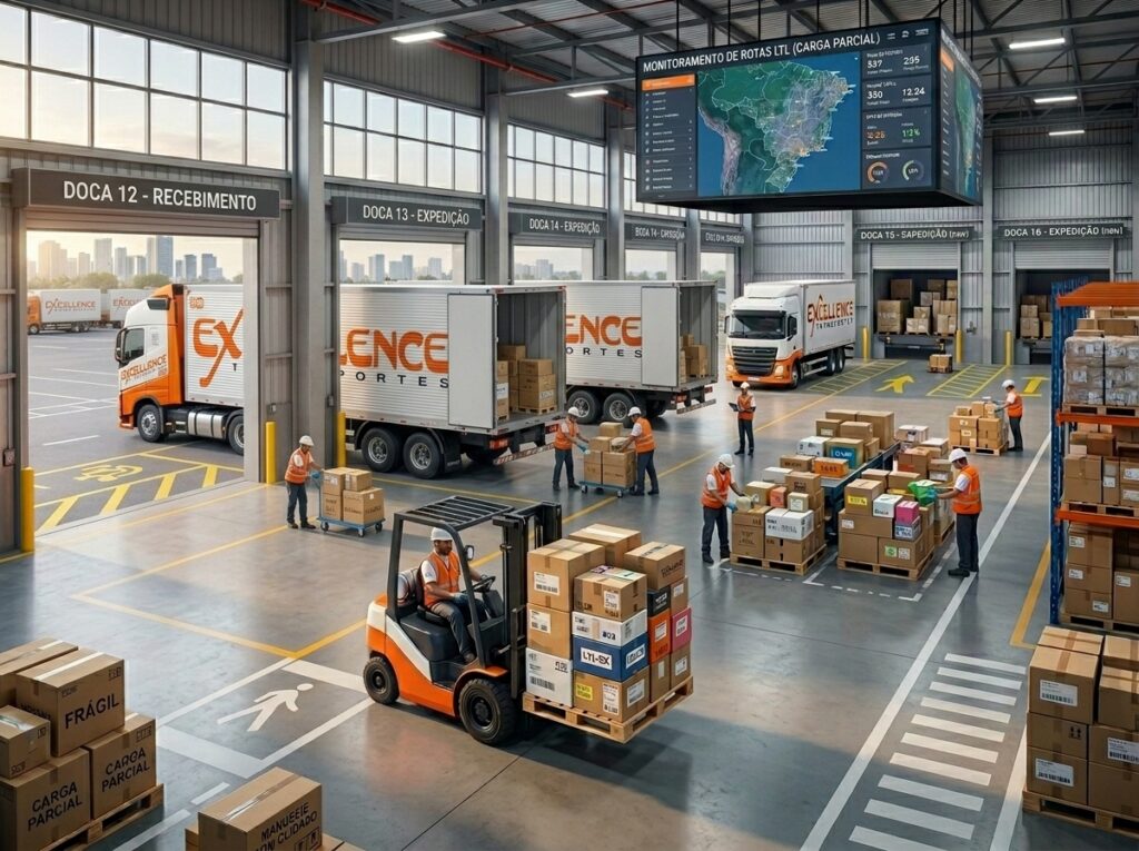 cross docking e carga fracionada
